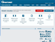 Tablet Screenshot of plastomet.hr